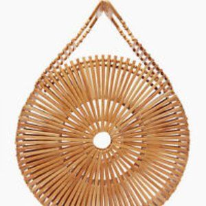 Cult Gaia Round Bamboo Bag